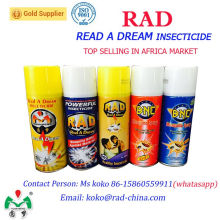 400ml Fornecedor da China Rad Read a Dream Inseticida Spray de controle de pragas